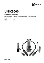 Baker Hughes Druck UNIK5000 Instructions D'installation