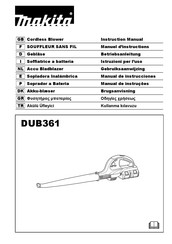 Makita DUB361PT2 Manuel D'instructions