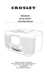 Crosley CR612B-AB Manuel D'utilisation