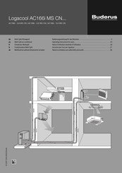 Buderus Logacool AC166i MS CN Serie Notice D'utilisation