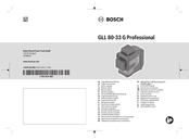 Bosch GLL 80-33 G Professional Notice Originale