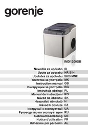 Gorenje IMD1200SB Notice D'utilisation