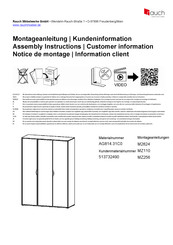 Rauch NARAI AG814.31C0 Notice De Montage