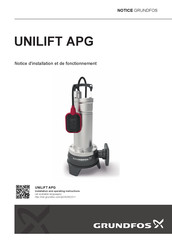 Grundfos UNILIFT APG Serie Notice D'installation Et De Fonctionnement