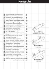 Hansgrohe Ecostat 1001 SL 13261 Série Mode D'emploi / Instructions De Montage