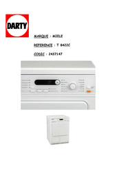 Miele T 8422C Mode D'emploi