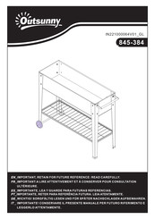 Outsunny 845-384 Mode D'emploi
