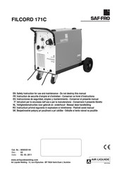 Saf-Fro FILCORD 171C Instruction De Securite D'emploi Et D'entretien