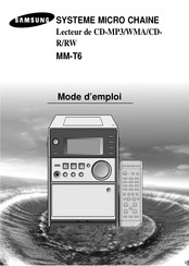 Samsung MM-T6 Mode D'emploi