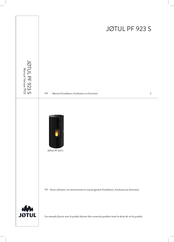 Jotul PF 923 S Manuel D'installation, D'utilisation Et D'entretien