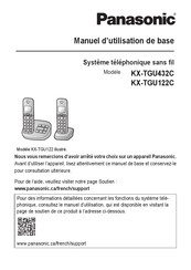 Panasonic KX-TGU432C Manuel D'utilisation De Base