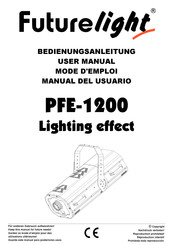 Futurelight PFE-1200 Lighting effect Mode D'emploi