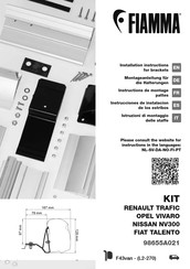 Fiamma 98655A021 Instructions De Montage