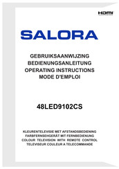 Salora 48LED9102CS Mode D'emploi