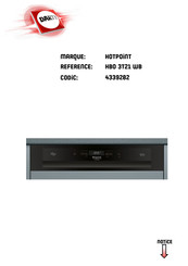 Hotpoint Ariston HBO 3T21 WB Guide D'utilisation Quotidienne