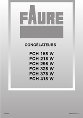 FAURE FCH 218 W Mode D'emploi