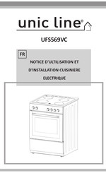 unic line UFS569VC Notice D'utilisation Et D'installation