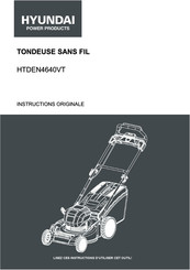 Hyundai power products HTDEN4640VT Instructions Originales