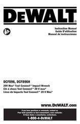 DeWalt Tool Connect DCF896 Guide D'utilisation