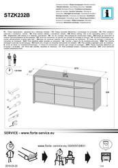 Forte STZK232B Notice De Montage