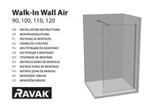 RAVAK Walk-In Wall Air 110 Instructions De Montage