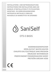 SaniSelf OTS-5 BASIS Manuel D'installation Et D'utilisation