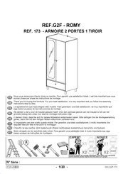 Gautier ROMY G2F 173 Instructions De Montage