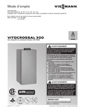 Viessmann VITOCROSSAL 300 CU3A 45 Mode D'emploi