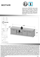 Forte BCCT141R Notice De Montage