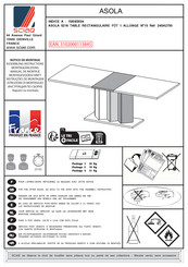 SCIAE ASOLA 5218 24SA2730 Instructions De Montage