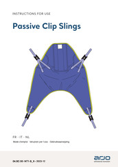 arjo Passive Clip Slings Mode D'emploi