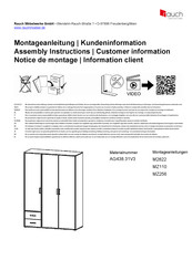 Rauch Voyager AG438.31V3 Notice De Montage