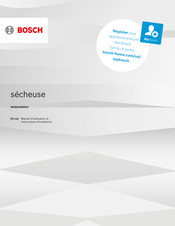 Bosch WQB245B0UC Manuel D'utilisation Et Instructions D'installation