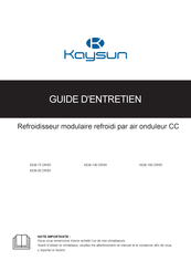 Kaysun KEM-90 DRS5 KH Guide D'entretien