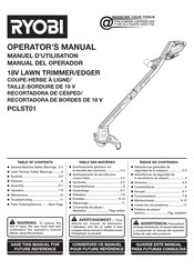 Ryobi PCLST01 Manuel D'utilisation