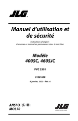 JLG 460SJC Manuel D'utilisation Et De Sécurité