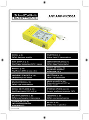 König Electronic ANT AMP-PRO30A Mode D'emploi