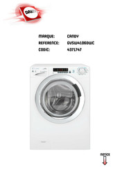 Candy GVSW4106DWC Mode D'emploi