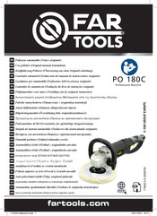 Far Tools PO 180C Notice Originale