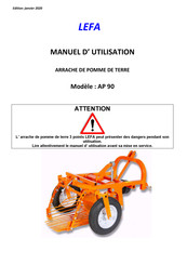 LEFA AP 90 Manuel D'utilisation