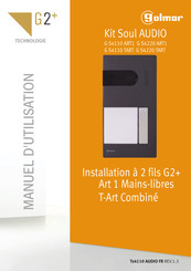 golmar G S4110 TART Manuel D'installation