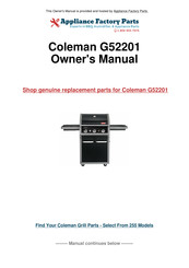 Coleman EVEN HEAT G52201 Guide De Montage