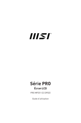 MSI PRO MP251 E2 Guide D'utilisation