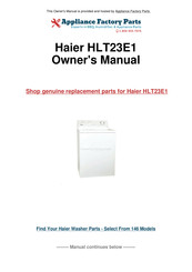 Haier HLT23E Guide De L'utilisateur