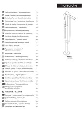 Hansgrohe Metris 31471000 Mode D'emploi / Instructions De Montage