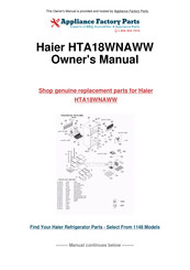 Haier 16 Serie Guide De L'utilisateur