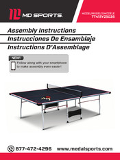 MD SPORTS TT415Y23026 Instructions D'assemblage