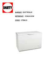 Electrolux Arthur Martin ECM26133W Notice D'utilisation