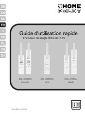 HOME PILOT RolloTron pure Guide D'utilisation Rapide