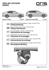 Oris 10076989 Instructions De Montage